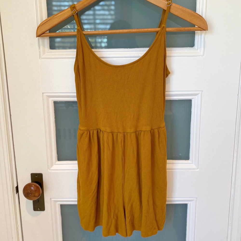 Yellow summer romper